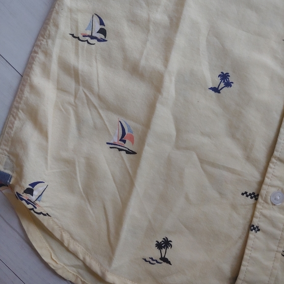 VANS NEW boys Houser Button Down Short Sleeve Shirt - Picture 4 of 12